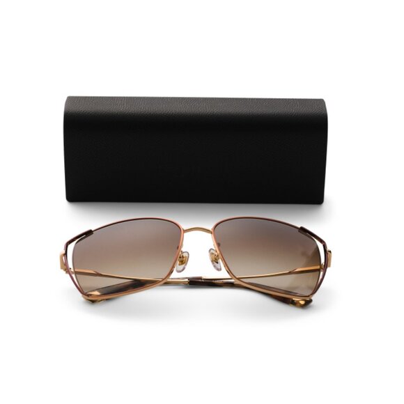 FURLA Brown 59mm Square Sunglasses